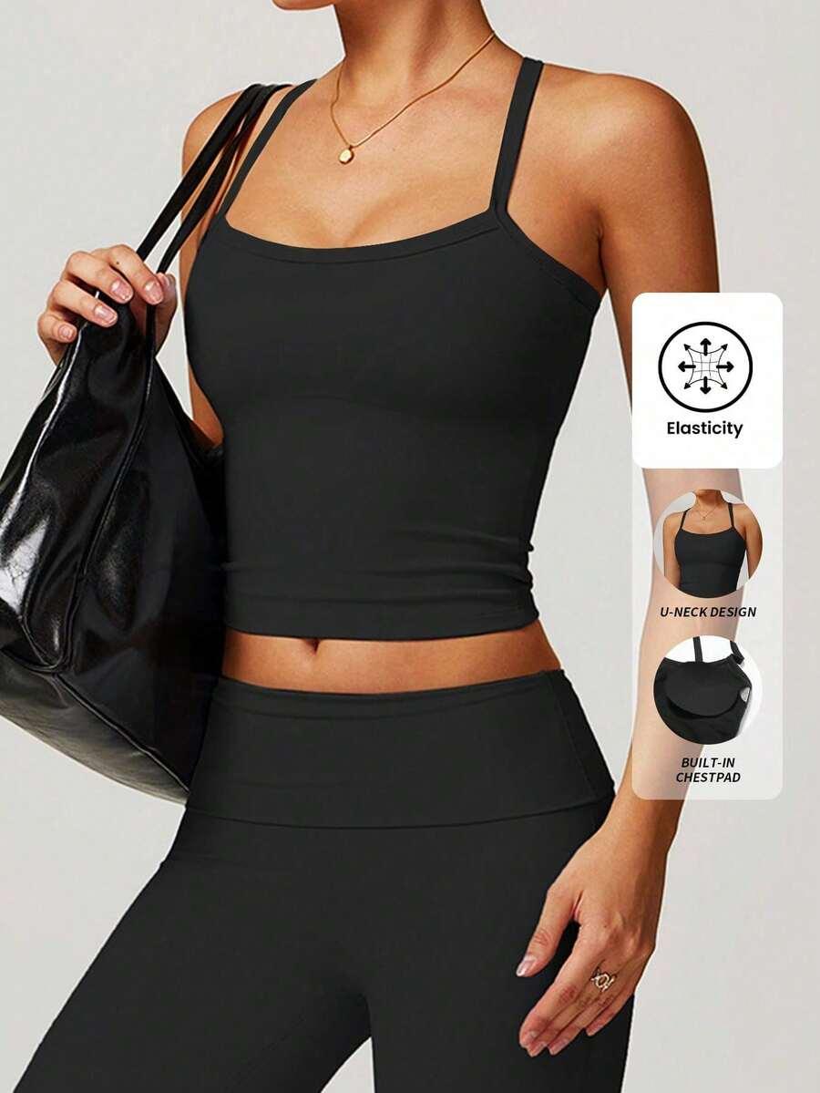 czarny top push-up