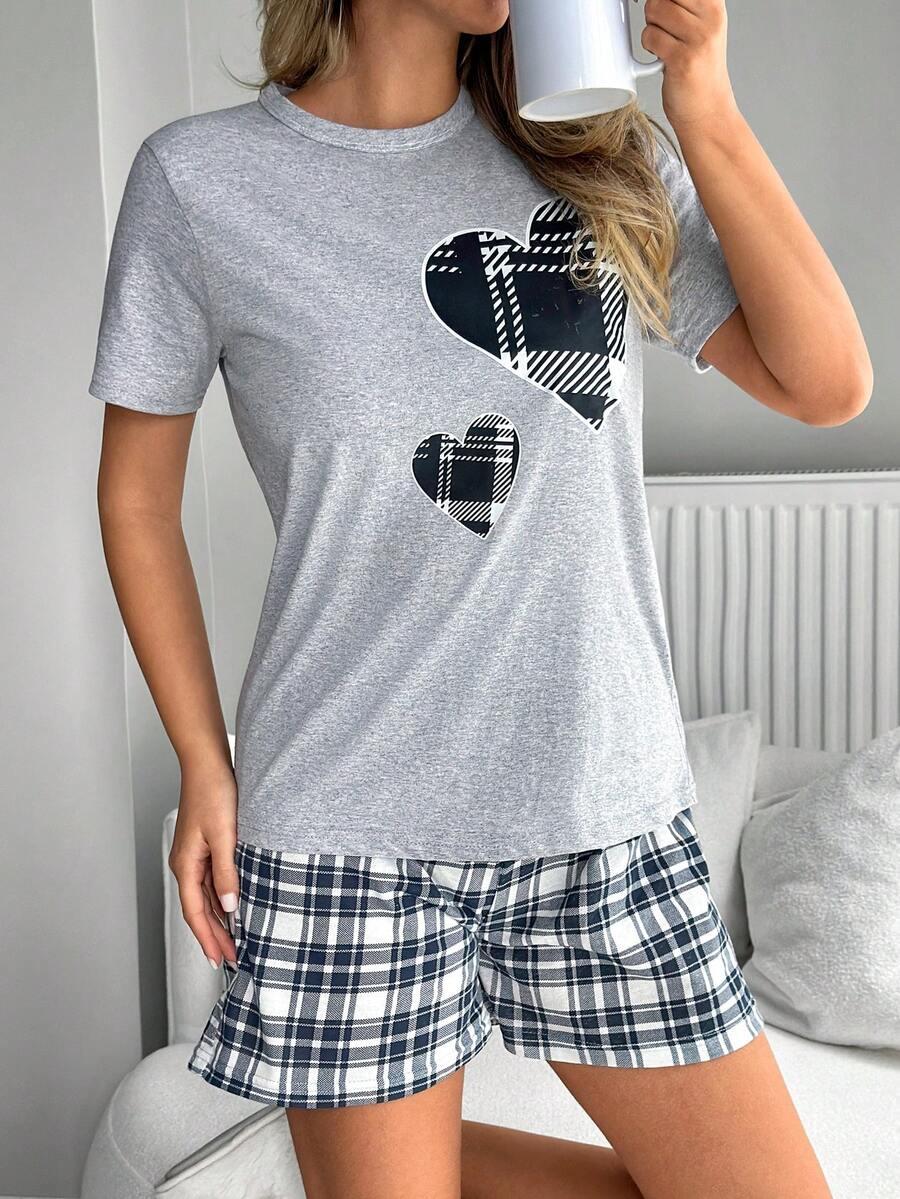 piżama komplet t-shirt spodenki