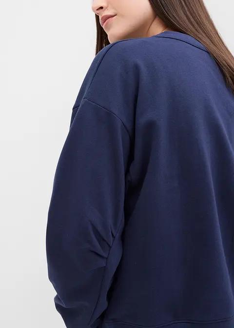 BLUZA DAMSKA PLUS SIZE BAWEŁNIANA WKŁADANA