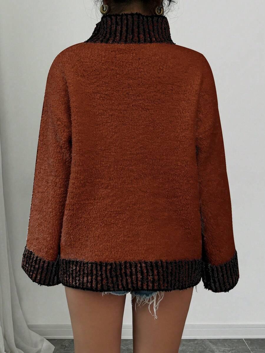 SWETER DAMSKI Z GOLFEM 