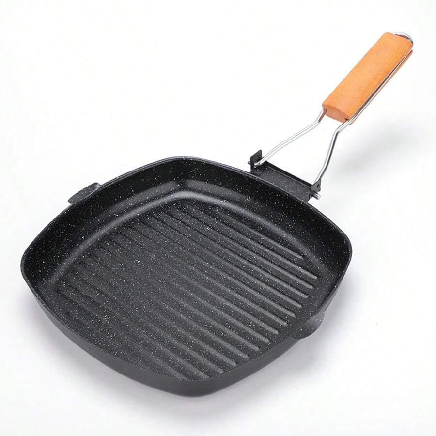 czarna patelnia grillowa