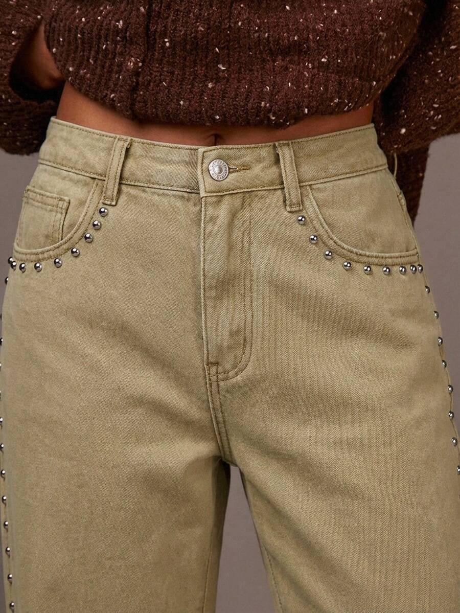 SPODNIE JEANS zdobienia 