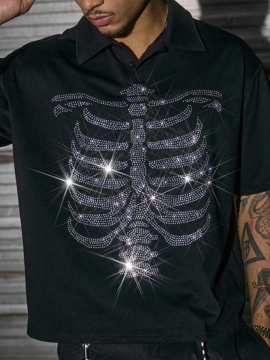 KOSZULA Z KRÓTKIM RĘKAWEM Z APLIKACJĄ 