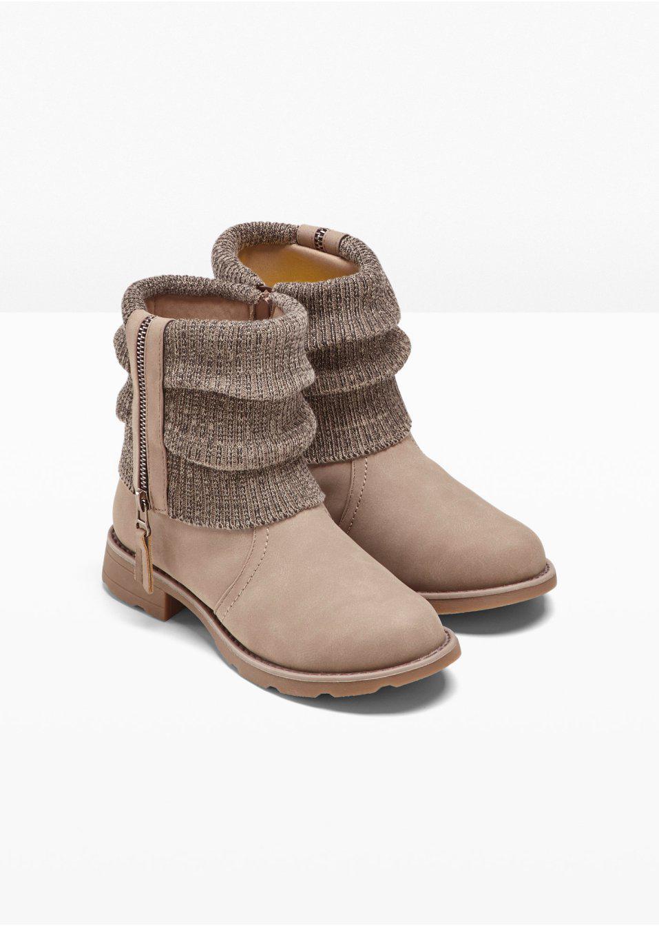 BUTY Z WKŁADKĄ DZIANINOWĄ