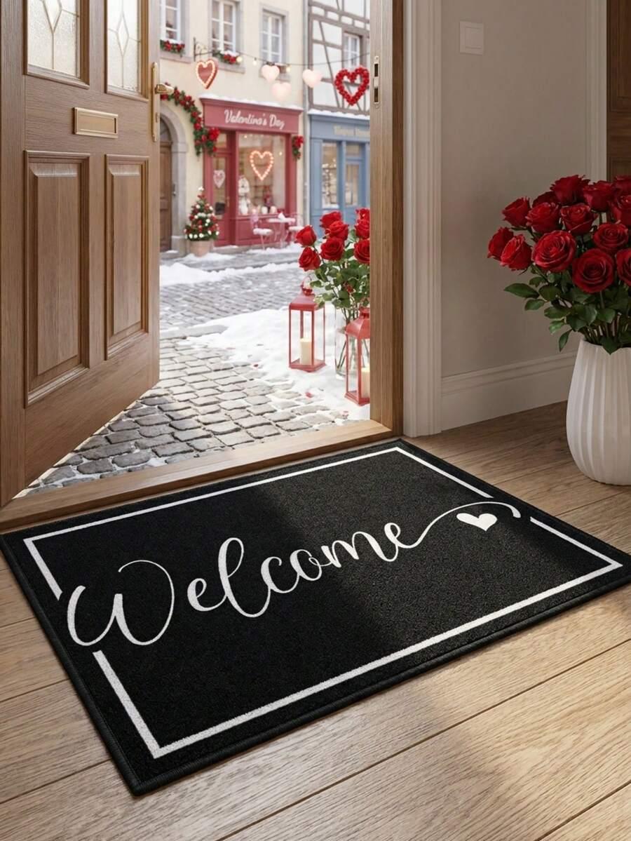 CZARNA WYCIERACZKA WELCOME