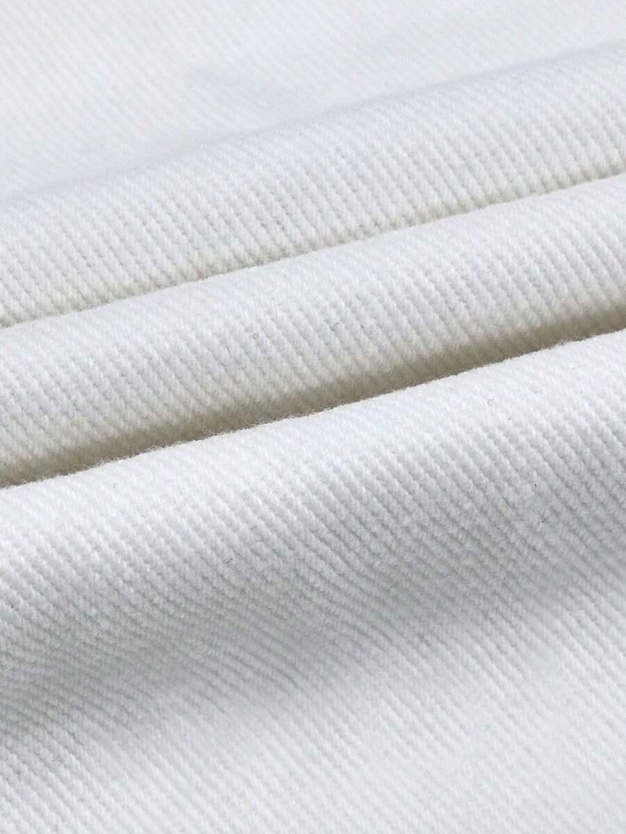 BIAŁE SPODNIE JEANS 