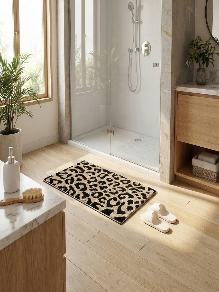 dywanik łazienkowy animal print