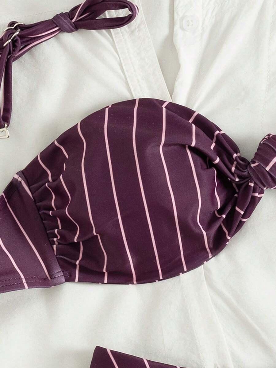 dwuczęściowy strój kąpielowy