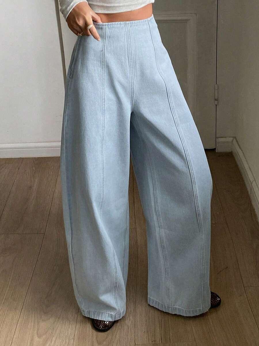 NIEBIESKIE SPODNIE JEANS