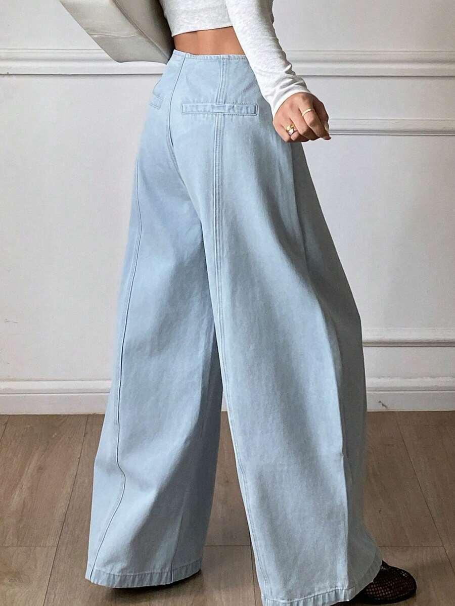 NIEBIESKIE SPODNIE JEANS