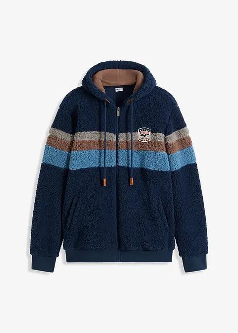 BLUZA MĘSKA Z POLARU KAPTUR