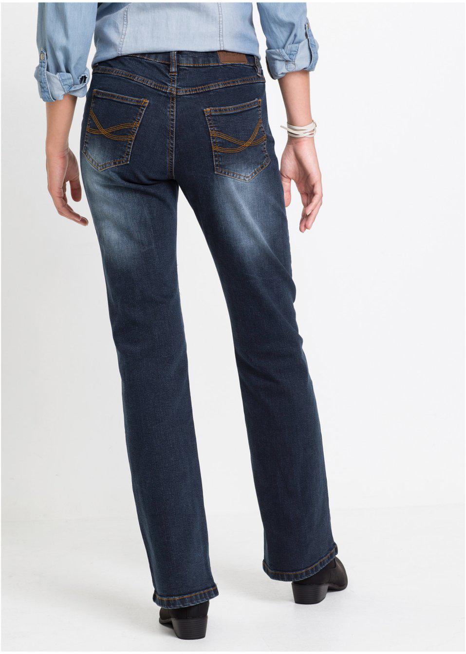 spodnie jeans Bootcut dzwony kieszenie
