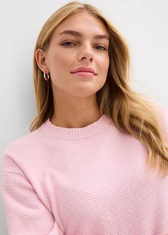 RÓŻOWY SWETER CASUAL 