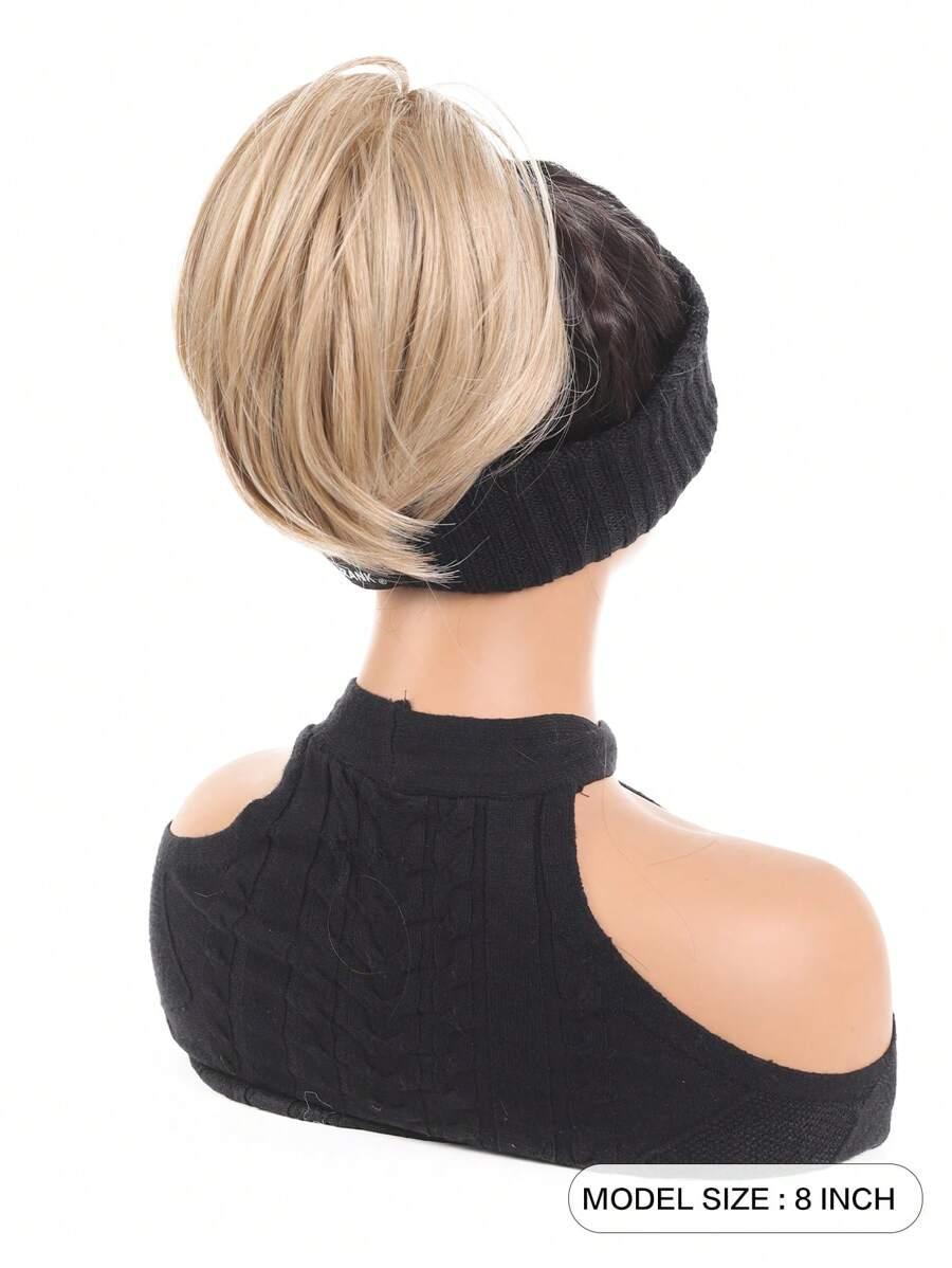BLOND KUCYK WŁOSY SYNTETYCZNE KLAMRA