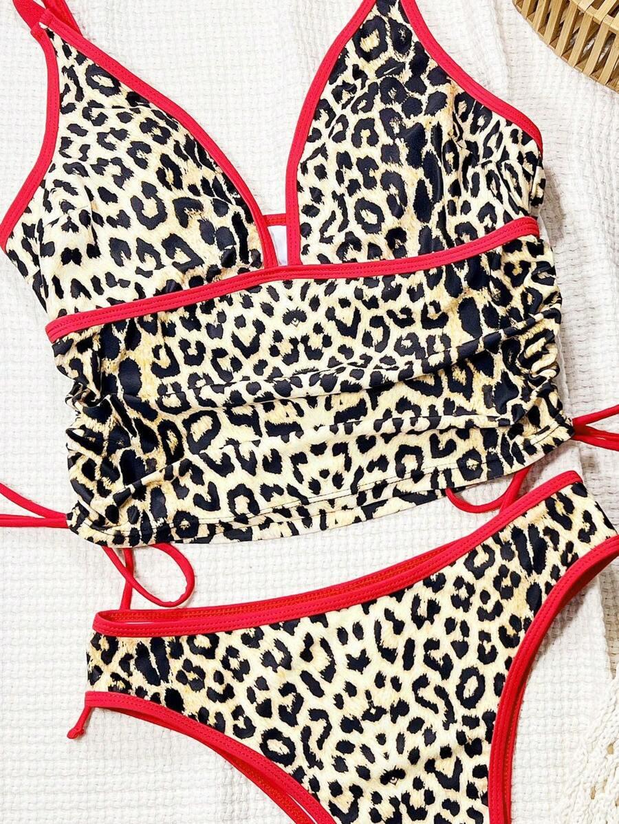 DWUCZĘŚCIOWE BIKINI DAMSKIE ZWIERZĘCY WZÓR