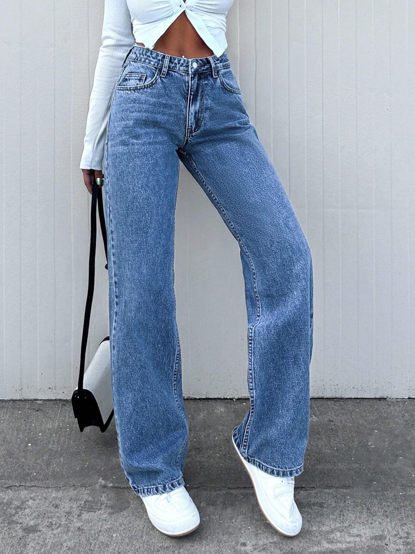 NIEBIESKIE SPODNIE JEANS