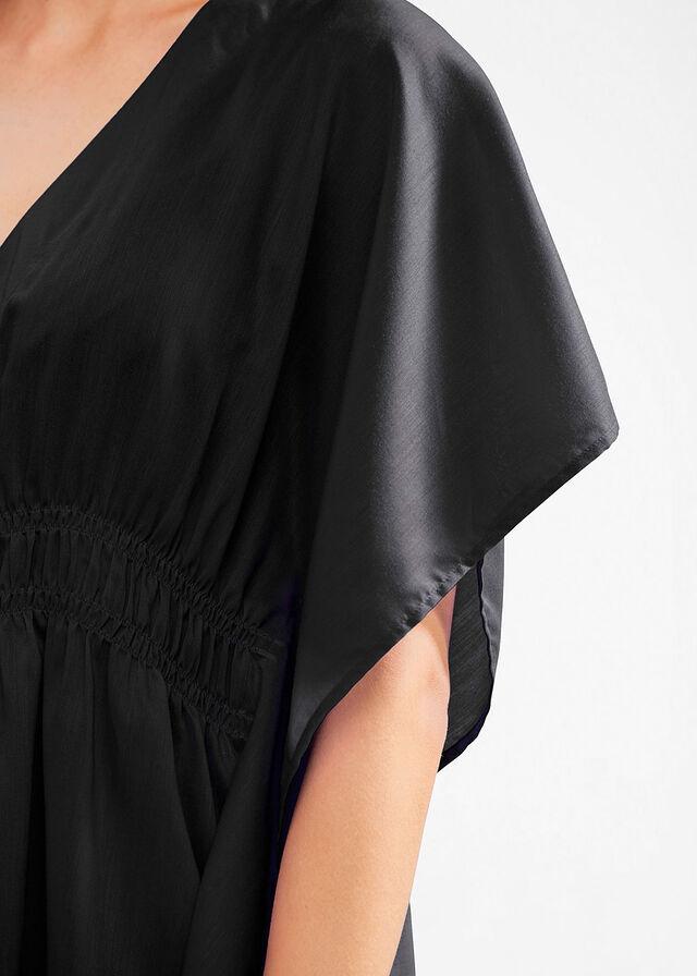 CZARNA TUNIKA V-NECK