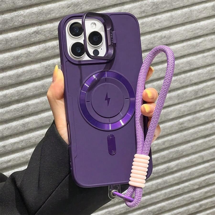 fioletowe etui na telefon