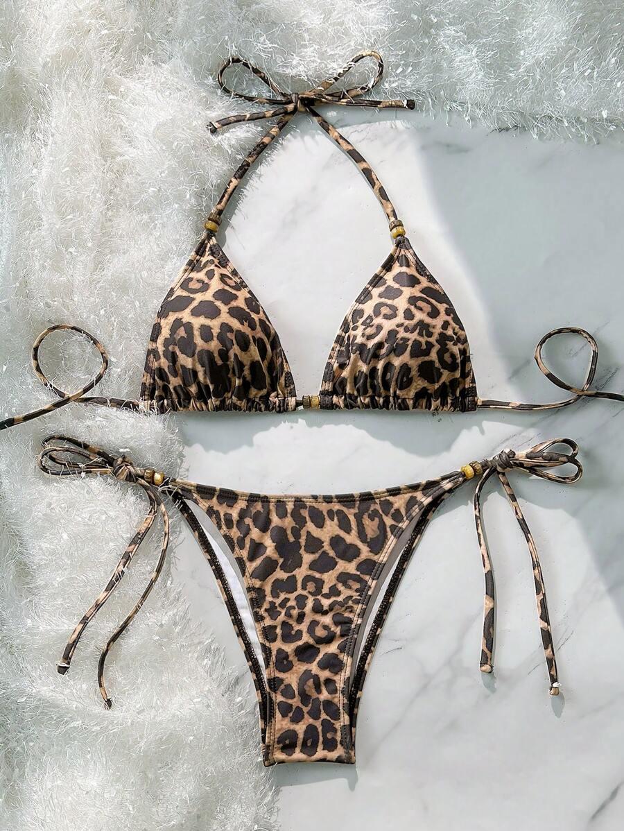 DWUCZĘŚCIOWE BIKINI DAMSKIE ZWIERZĘCY WZÓR