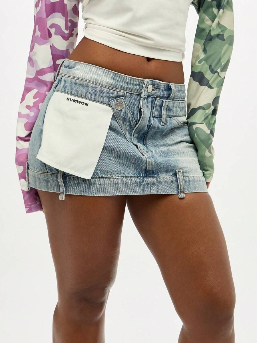mini spódnica jeans