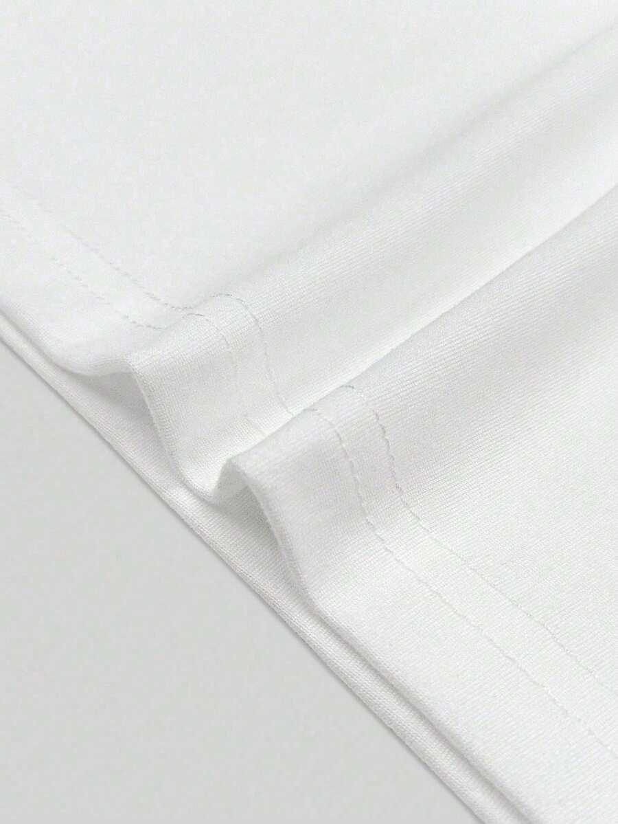 BIAŁY T-SHIRT KRÓTKI RĘKAW