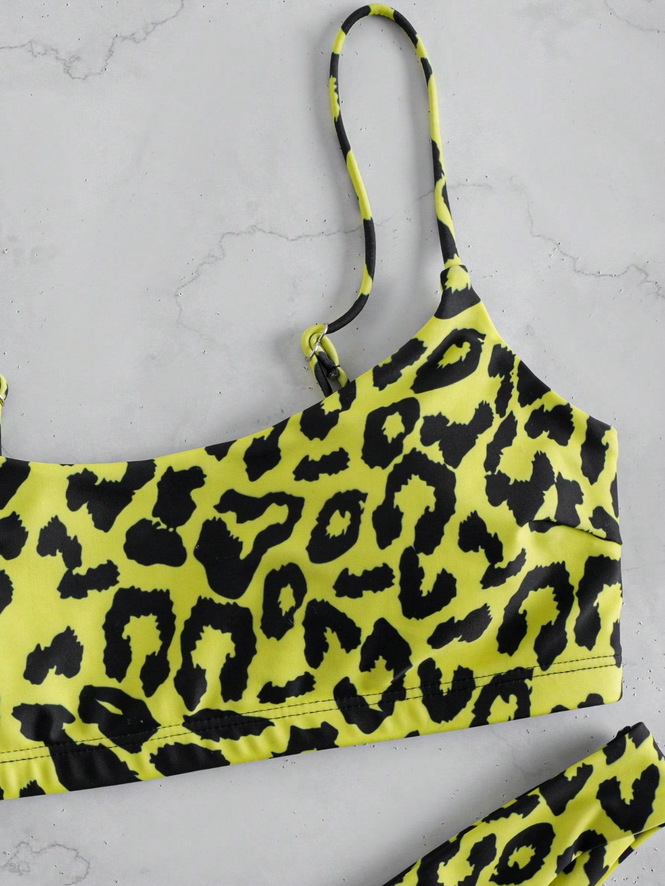 DWUCZĘŚCIOWY STRÓJ KĄPIELOWY ANIMAL PRINT