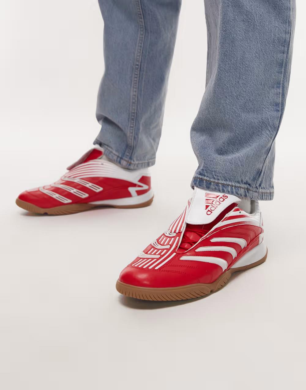 CZERWONE BUTY SPORTOWE PREDATOR SALA