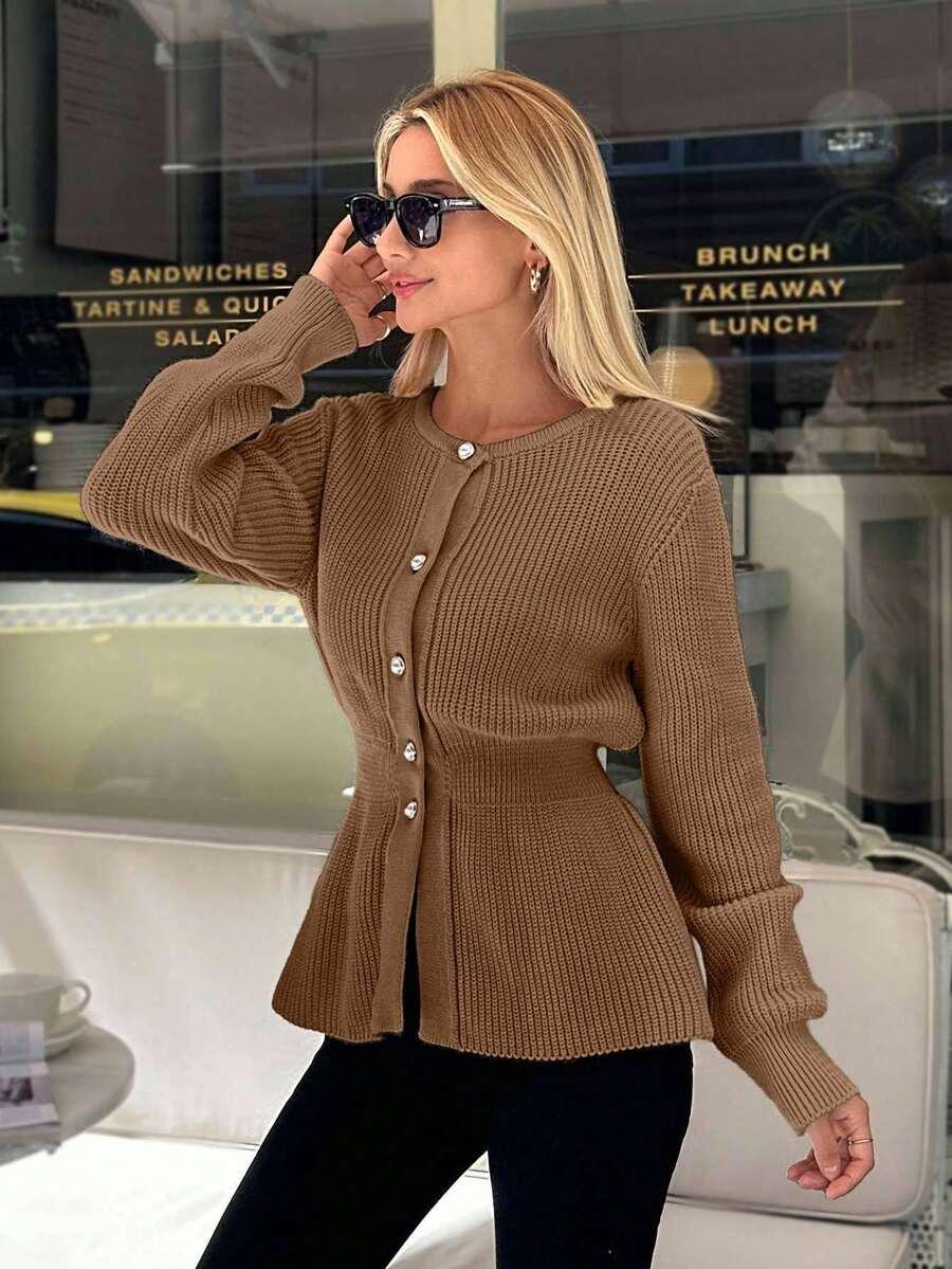 sweter kardigan baskinka guziki