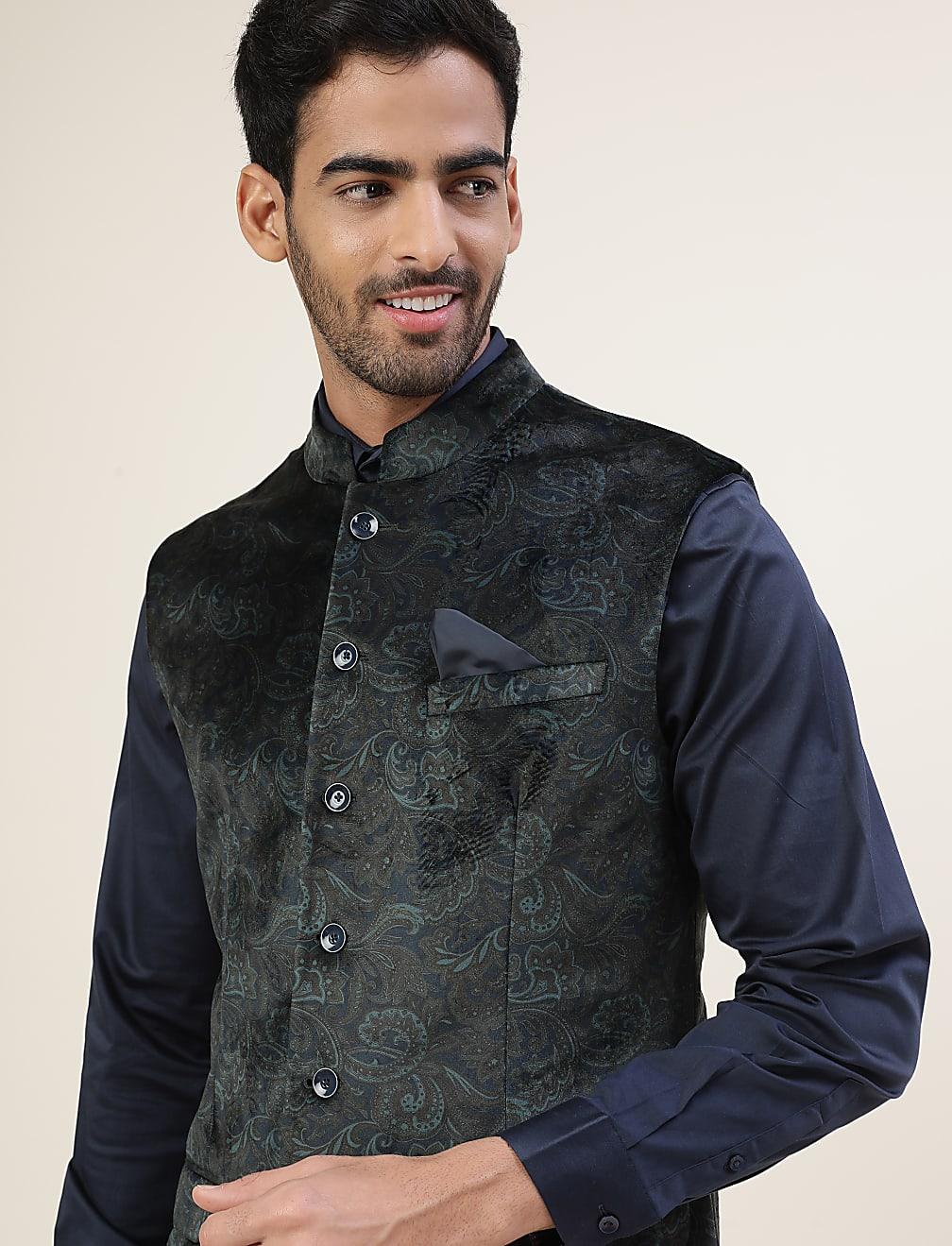 KAMIZELKA PRINT GUZIKI T70-3293K-J4