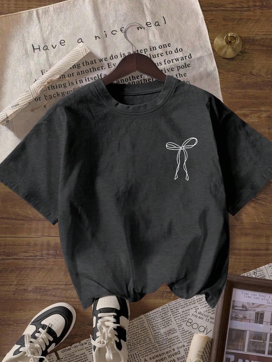 T-SHIRT DAMSKI Z NADRUKIEM