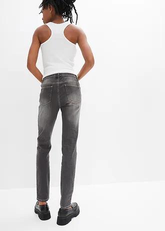 szare SPODNIE JEANS