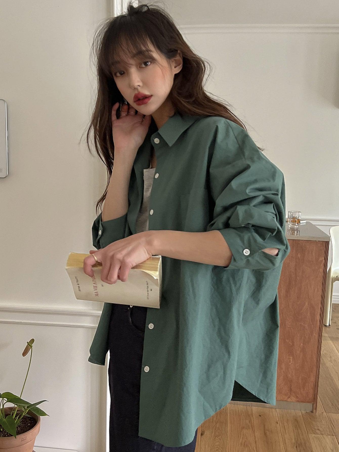 ZIELONA KOSZULA CASUAL 