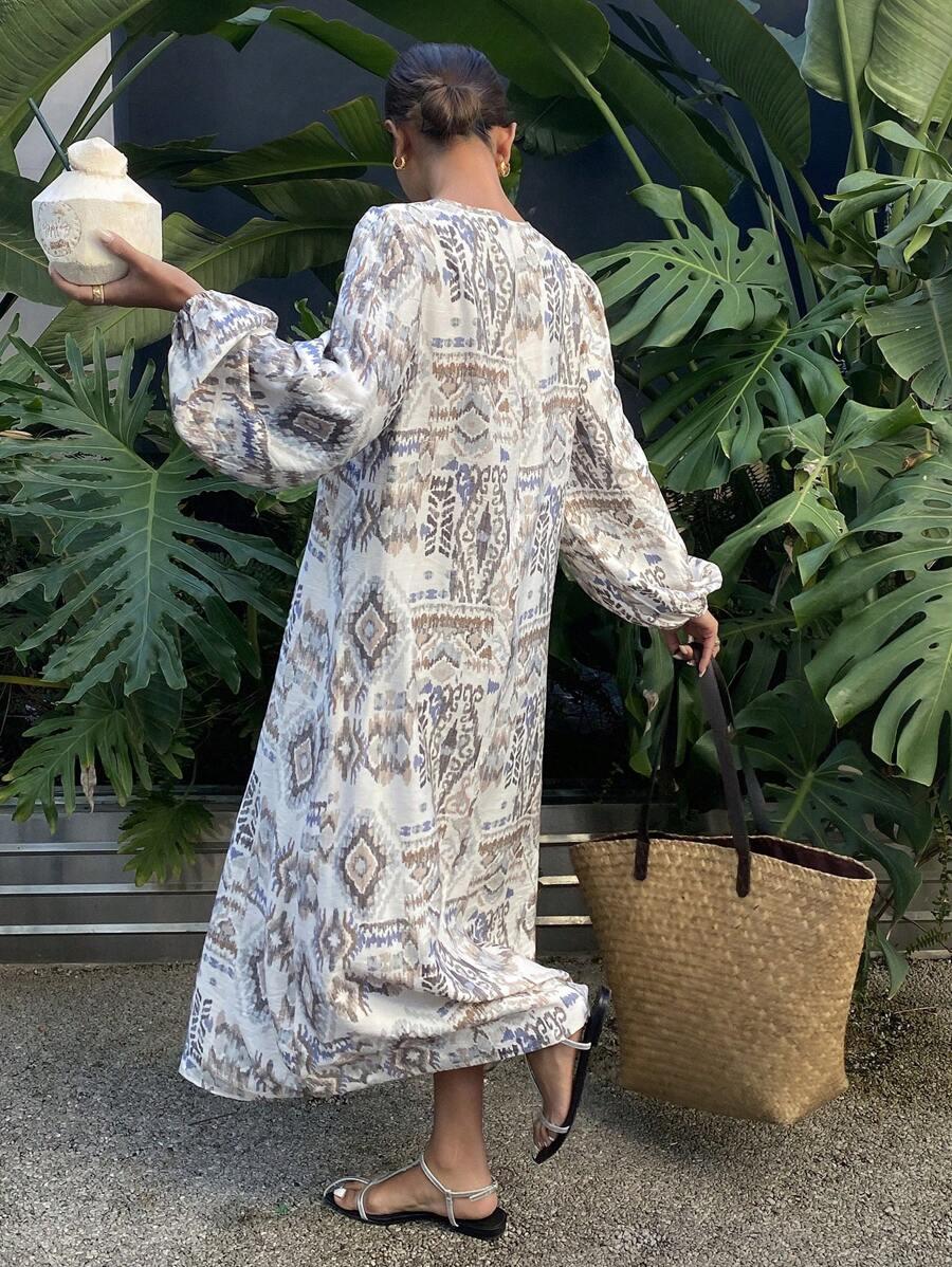 midi sukienka print 