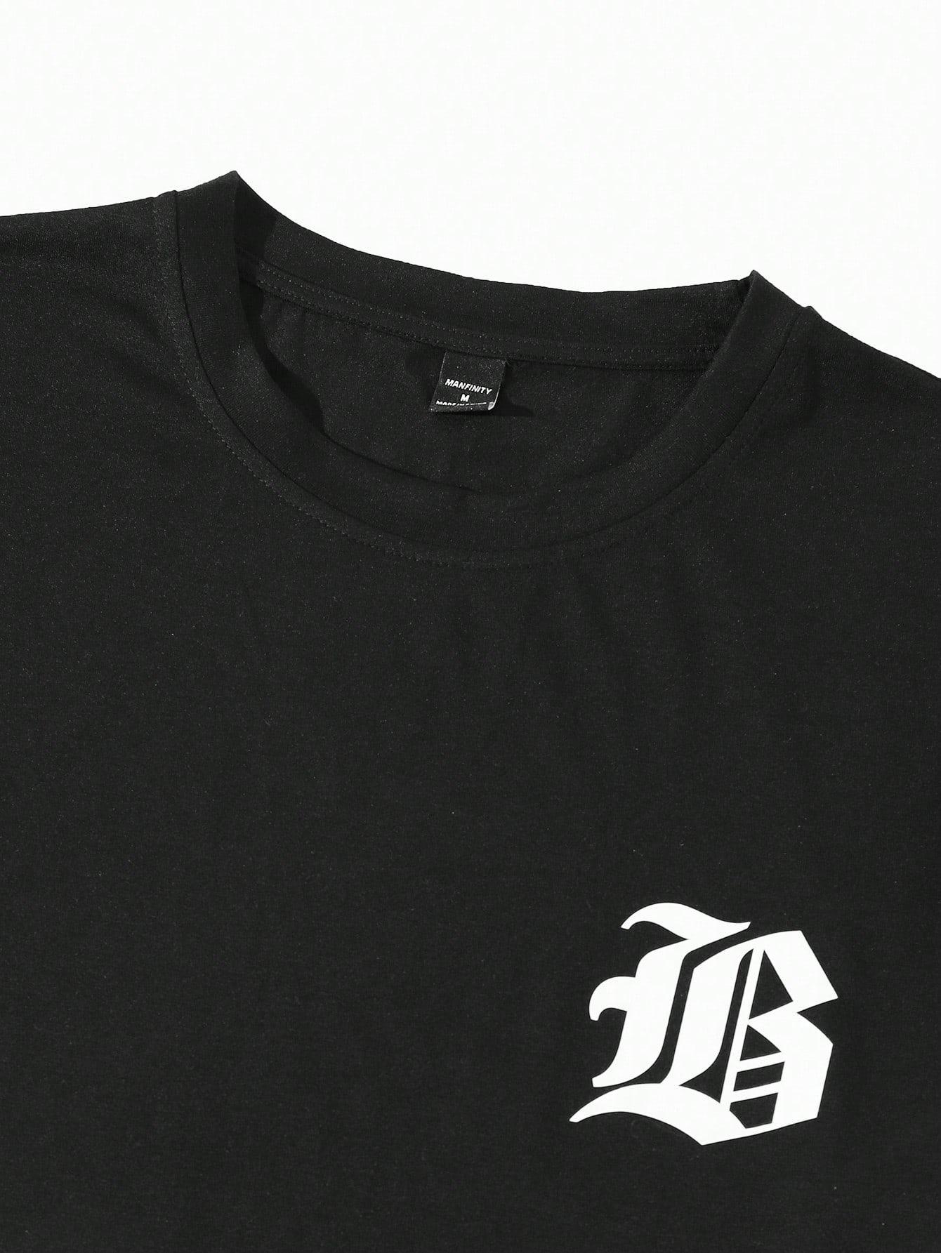 T-shirt spodnie komplet kontrast