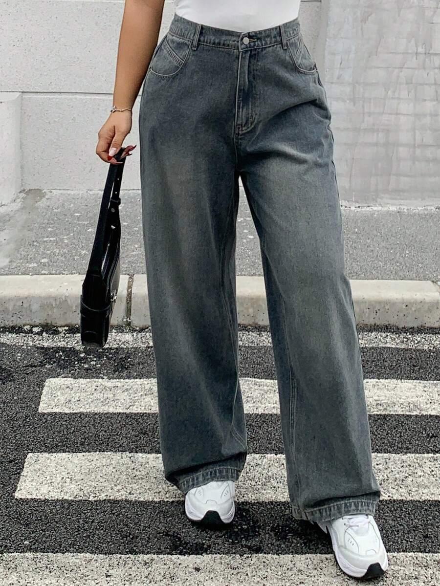proste spadnie jeans