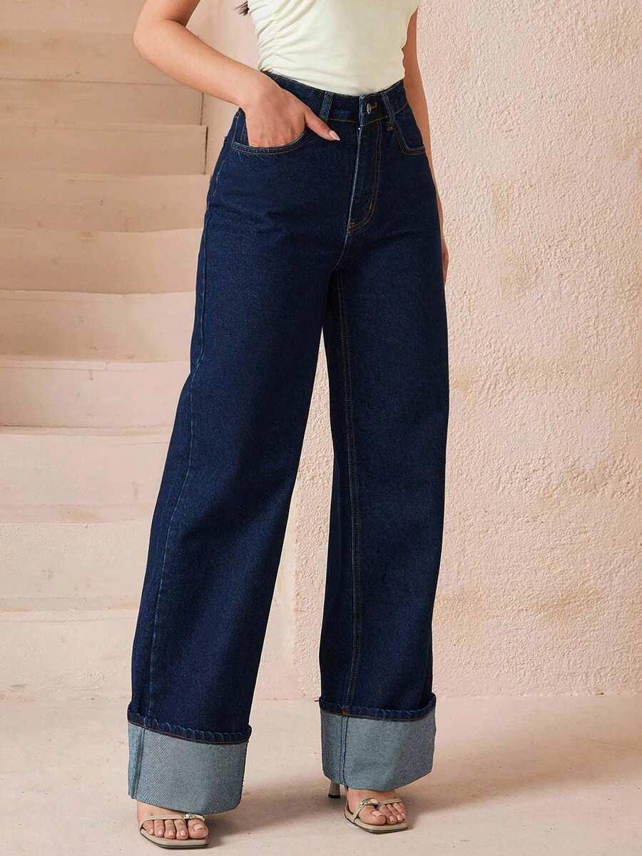SPODNIE JEANS WYSOKI STAN
