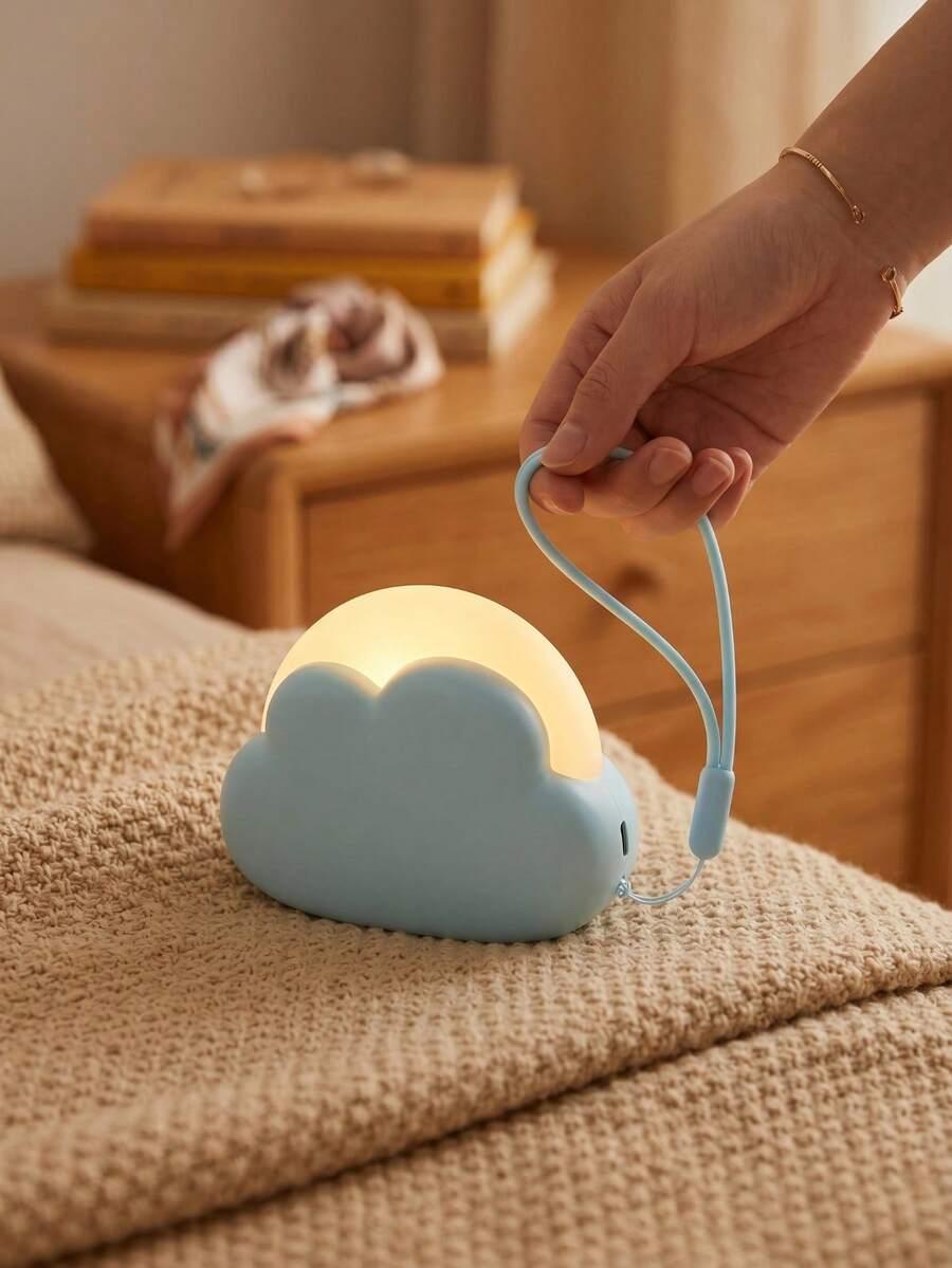 niebieska lampka nocna 