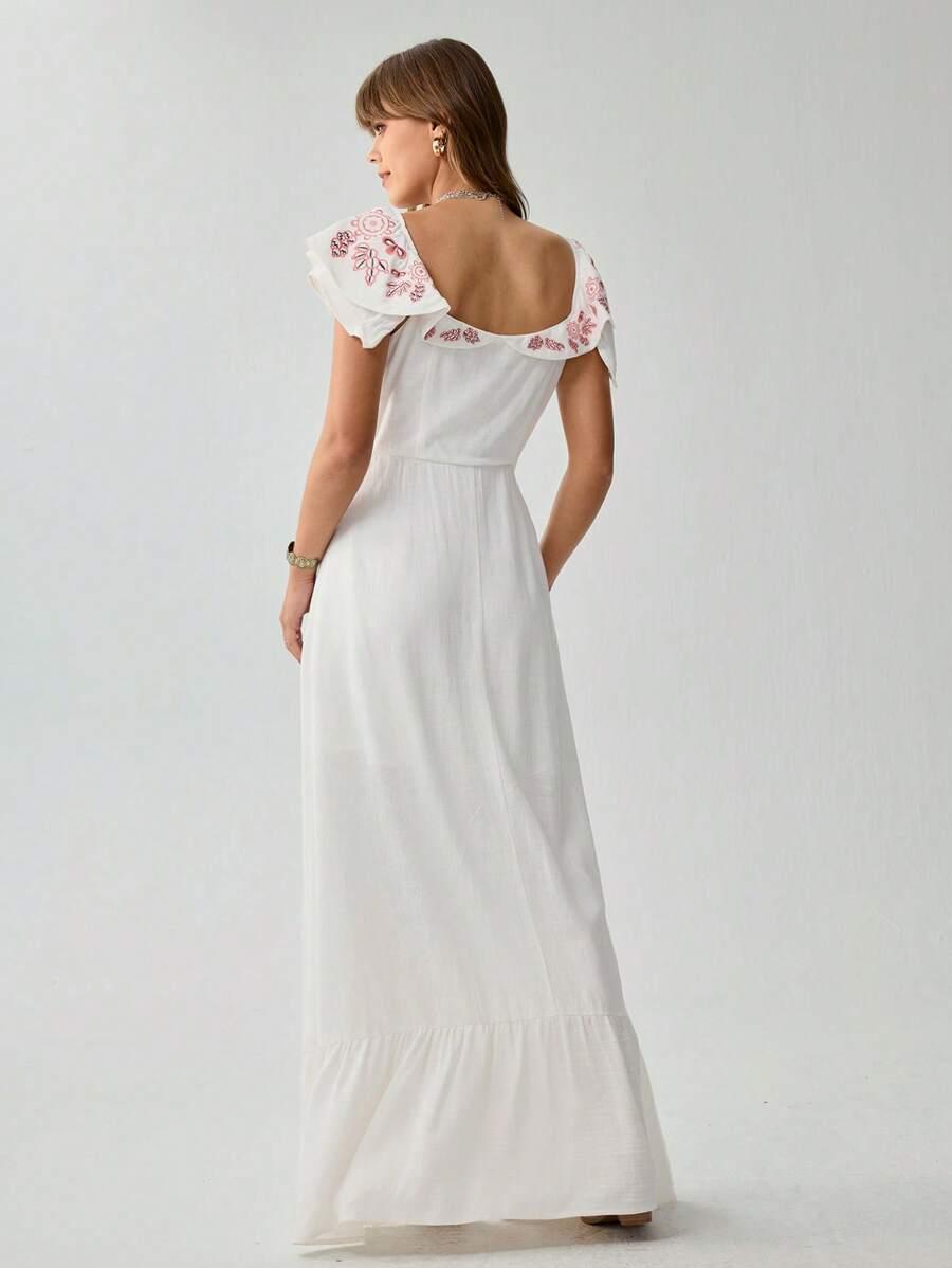 SUKIENKA HAFTOWANA BOHO