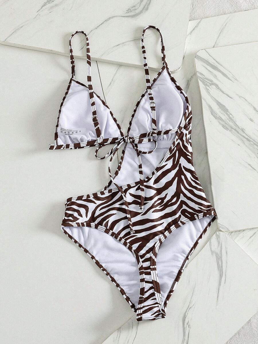 JEDNOCZĘŚCIOWY STRÓJ KĄPIELOWY ANIMAL PRINT