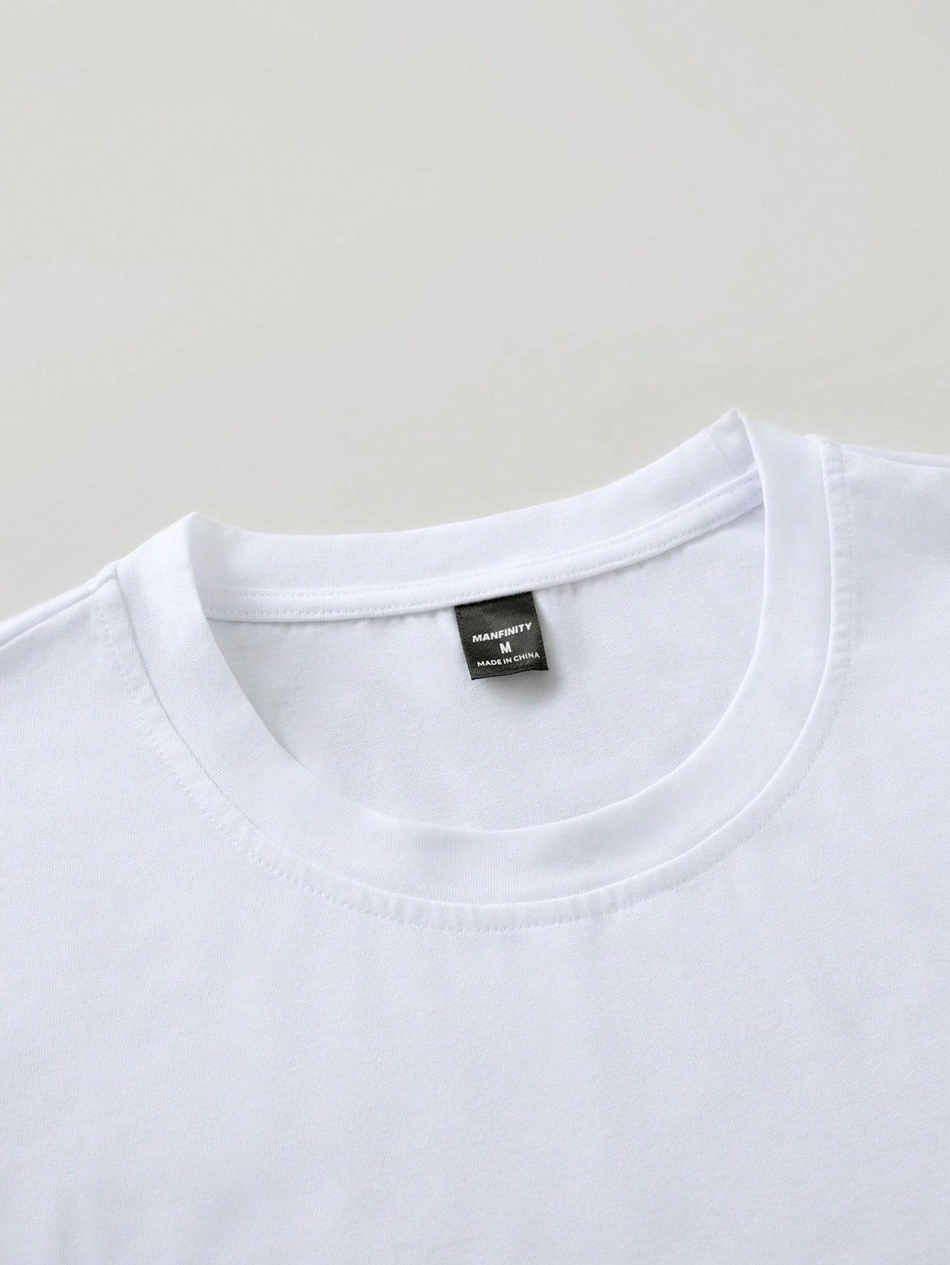 BIAŁY T-SHIRT CASUAL 