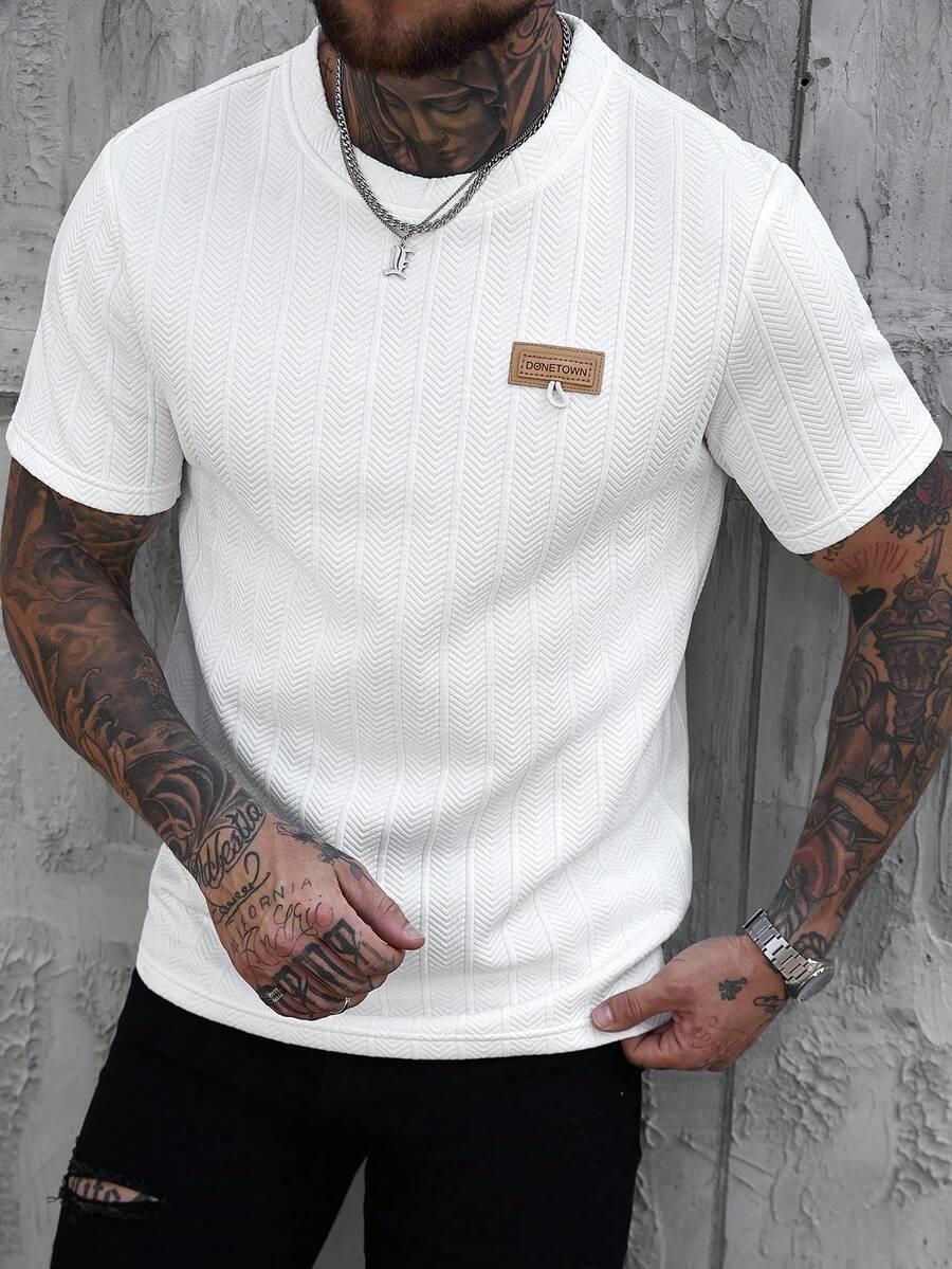 biały t-shirt tekstura