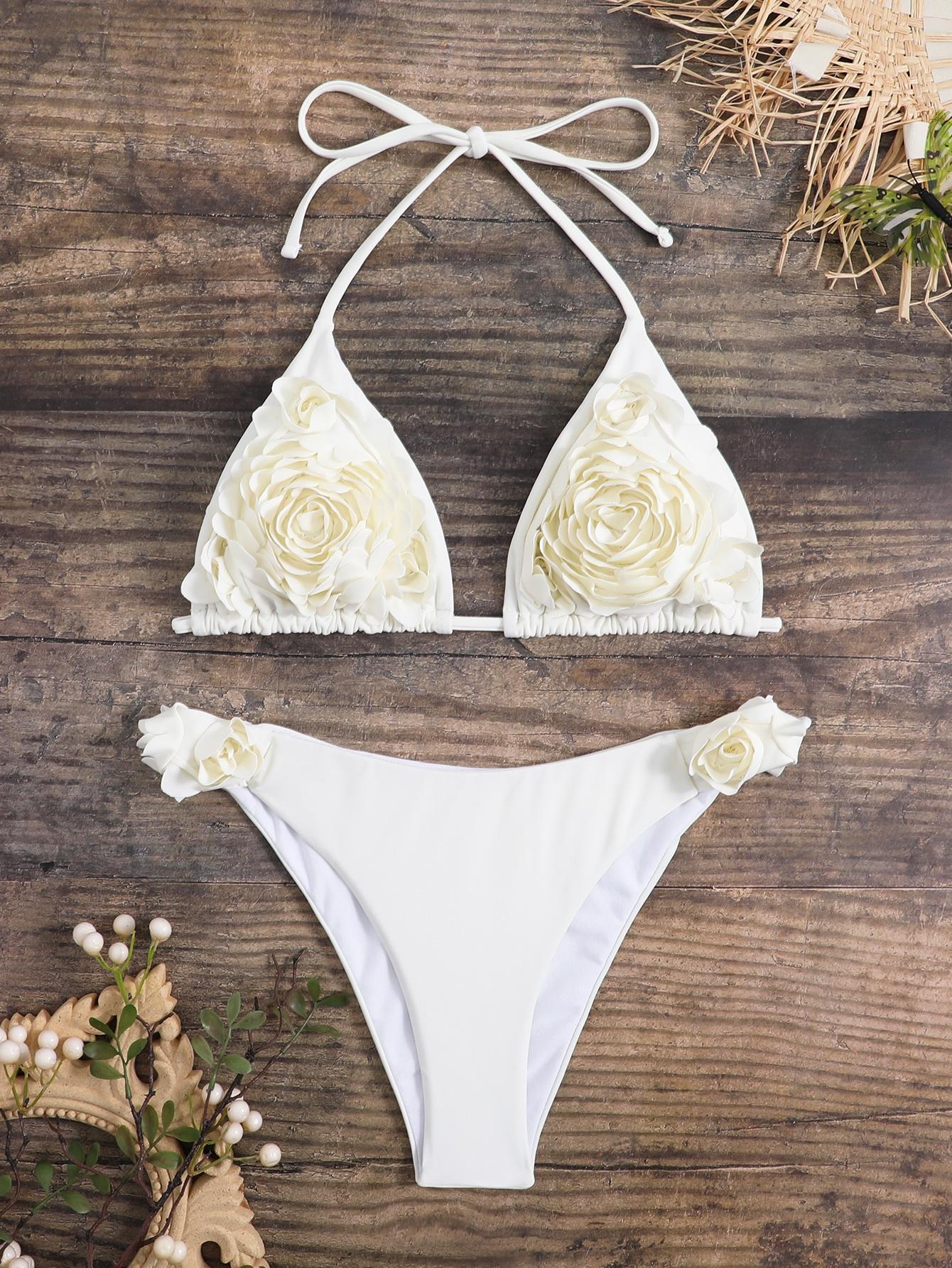 kremowy dół od bikini