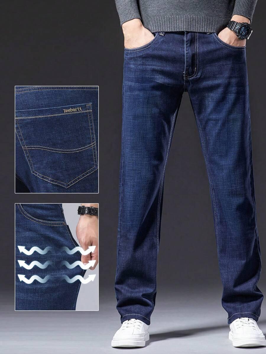 NIEBIESKIE SPODNIE JEANS