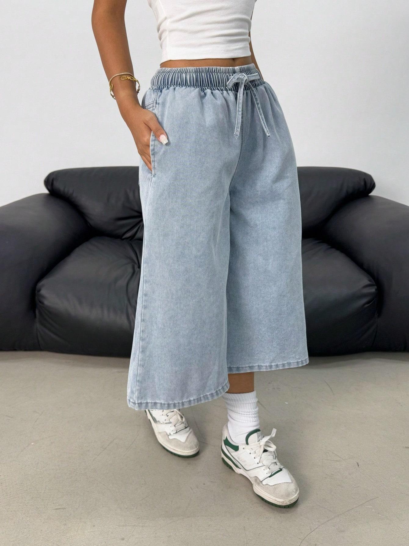 NIEBIESKIE SPODNIE JEANS