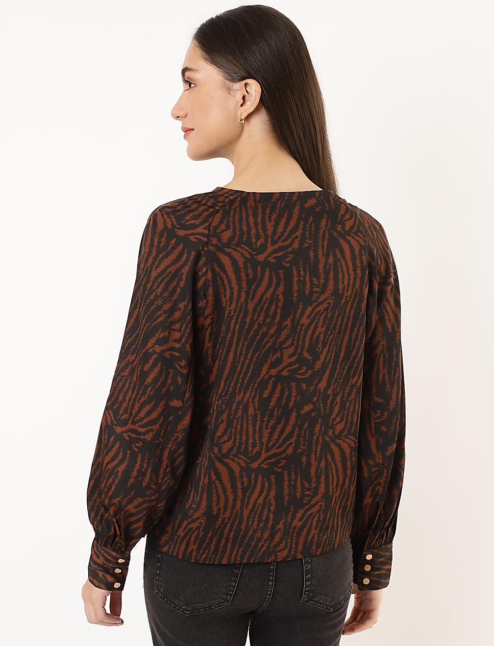 bluzka animal print T41-2124K-XO