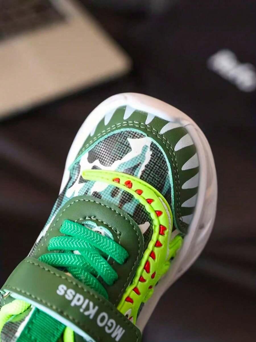 ŚWIECĄCE BUTY DZIECIĘCE DINOZAUR