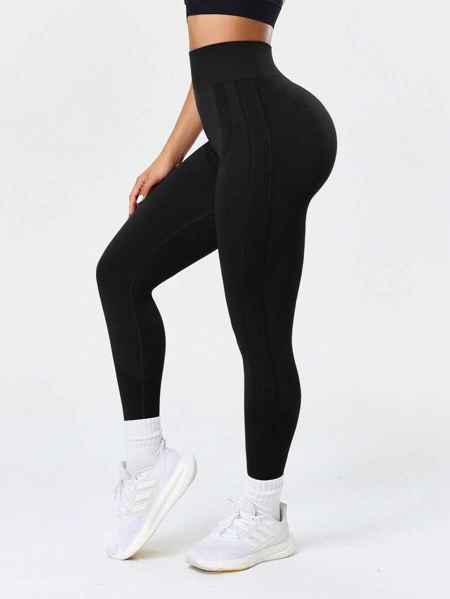 czarne sportowe legginsy
