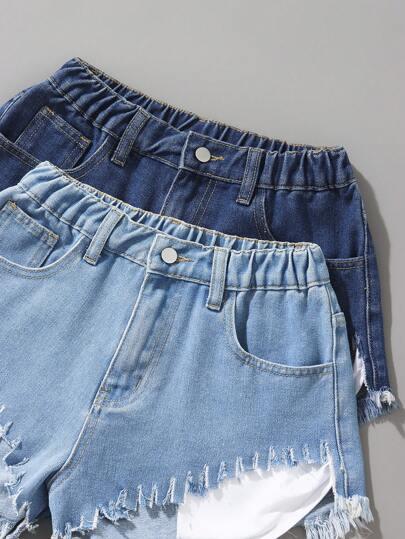 spodenki jeansowe 2 szt