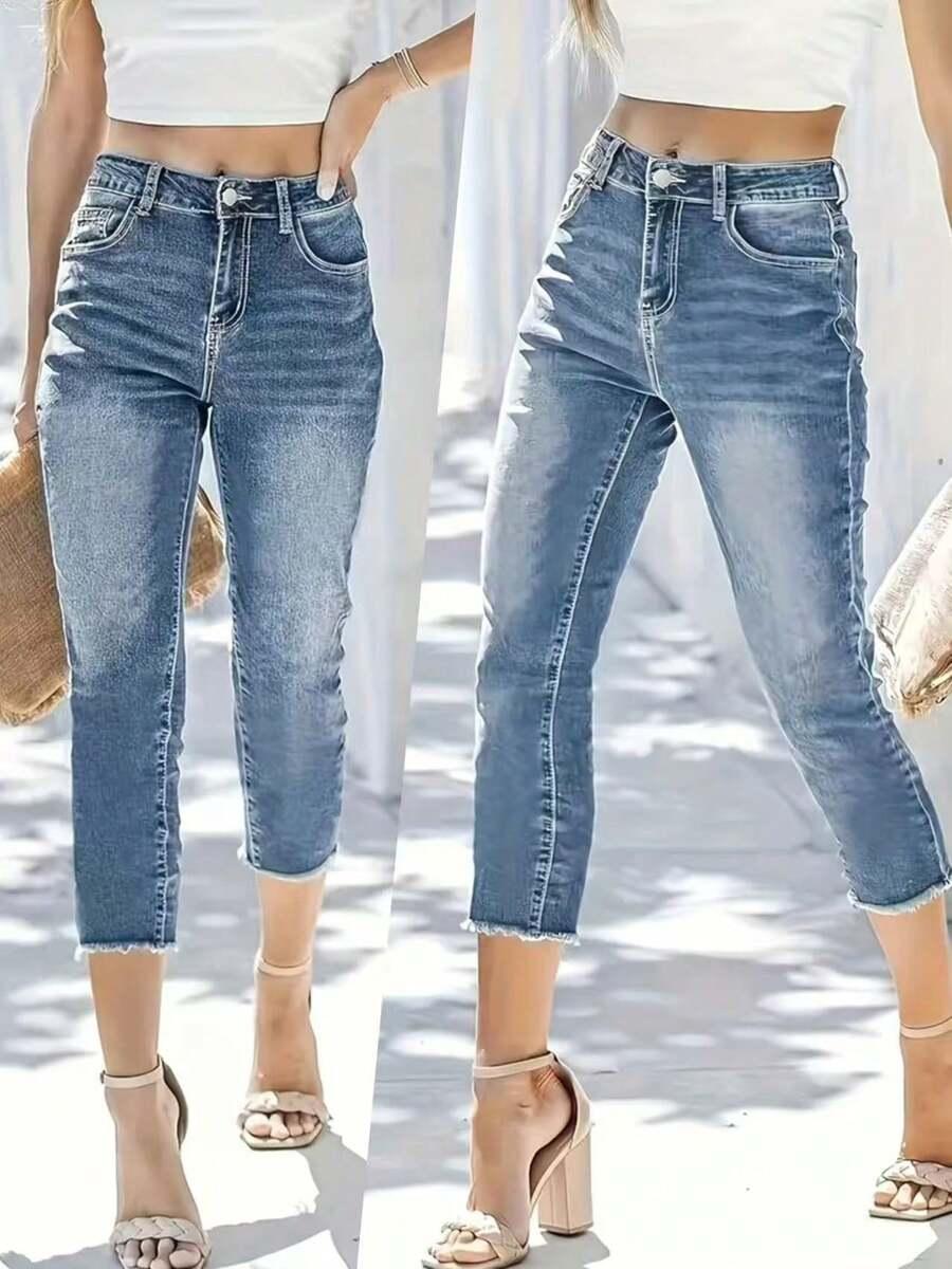 NIEBIESKIE SPODNIE JEANS