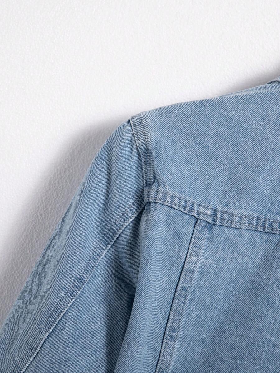 NIEBIESKA KURTKA JEANS 